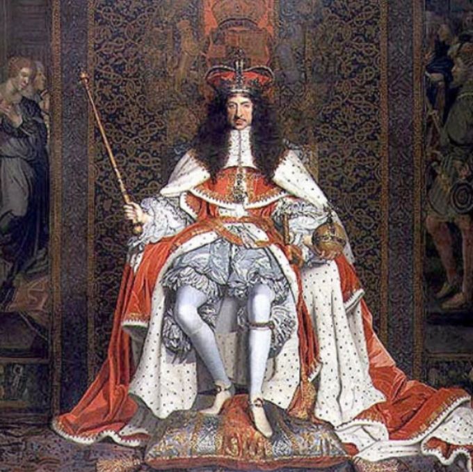대관식에서의 찰스 2세, 1661년 존 마이클 라이트 작 /사진=historic-uk 홈페이지 캡처