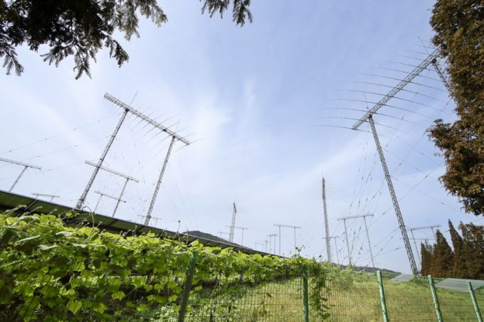 KT 화성송신소에 설치된 안테나. /사진=KT