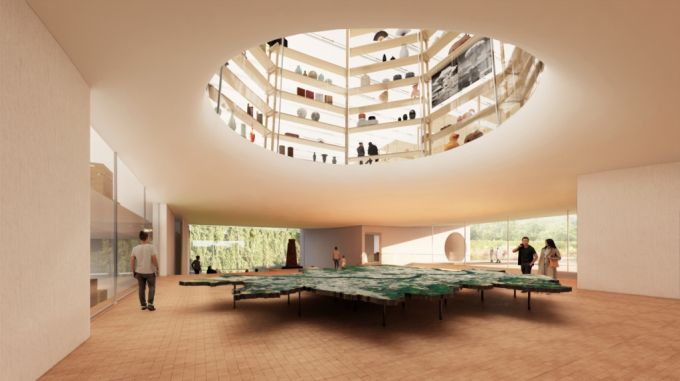 서리풀 보이는 수장고 로비/사진=서울시