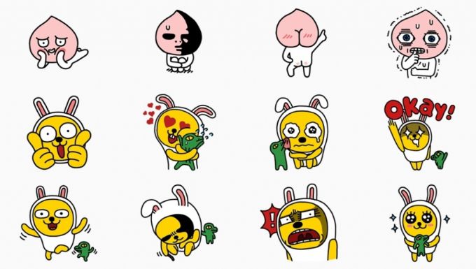 카카오톡 무료 이모티콘. /사진=카카오