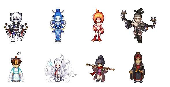 바람의나라 캐릭터들. /사진=넥슨