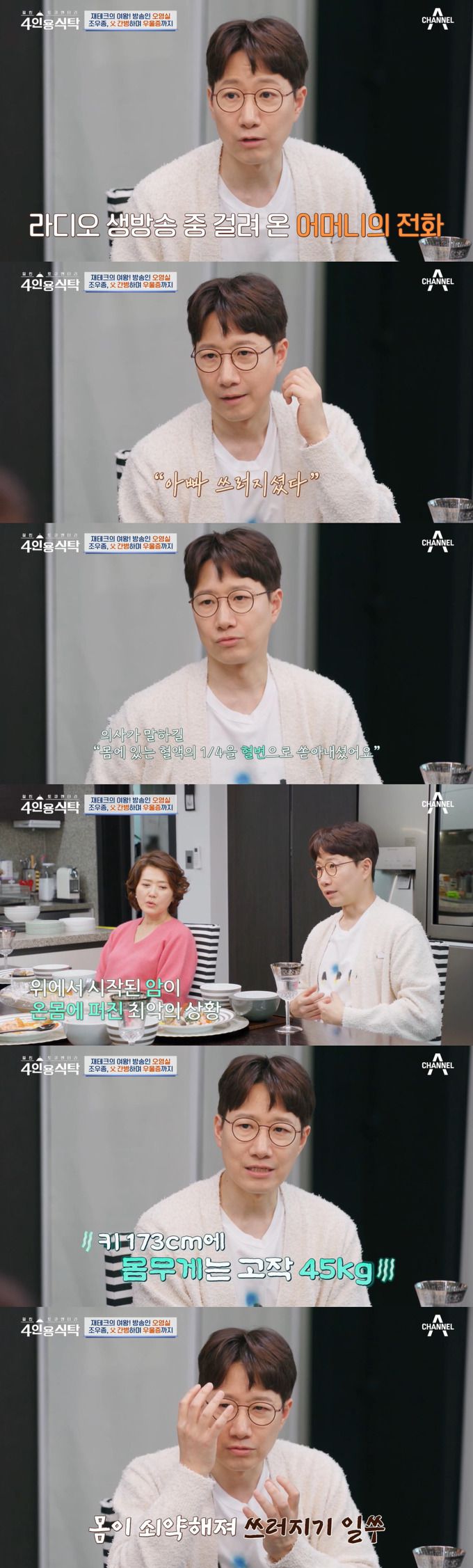 /사진=채널A '절친 토큐멘터리-4인용 식탁' 방송 화면