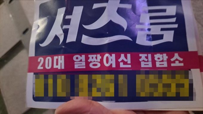 서울 강남, 서초구 일대에 뿌려진 불법 전단지. /사진=서울경찰청