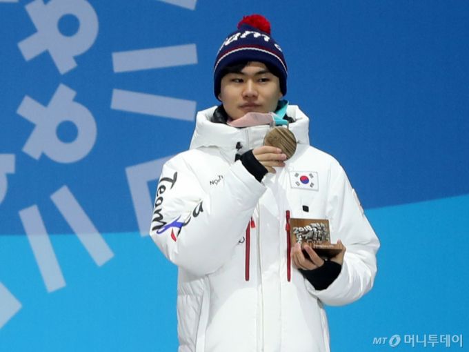 '아시아 최초'로 2018 평창동계올림픽 스피드 스케이팅 남자 1500m 동메달을 획득한 김민석 /사진=머니투데이 DB