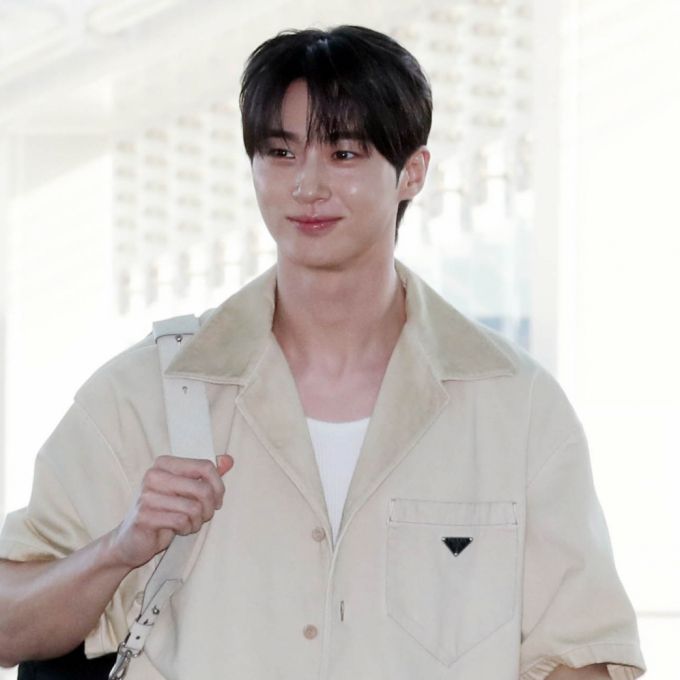 지난달 13일 배우 변우석이 태국 팬미팅 일정을 소화하기 위해 인천국제공항을 통해 출국하는 모습. /2024.06.13. /사진=머니투데이DB