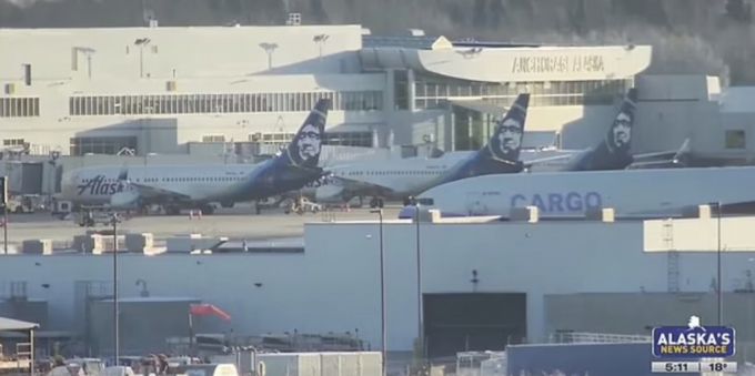 비행기는 30분만에 회항했다. 인명피해는 발생하지 않았다./사진=Daily Mail 갈무리