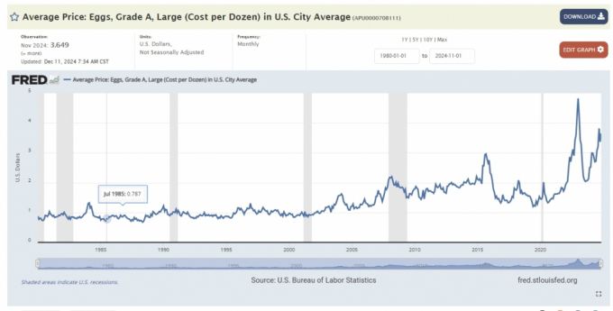 계란 가격 추이