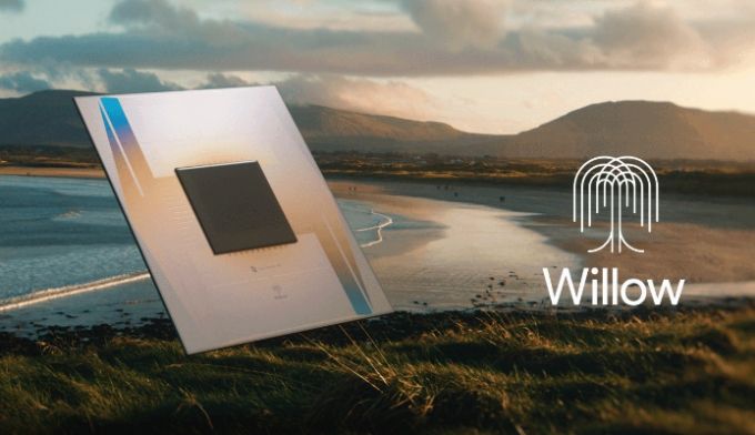 구글이 공개한 양자 반도체 '윌로우'. /사진=구글.