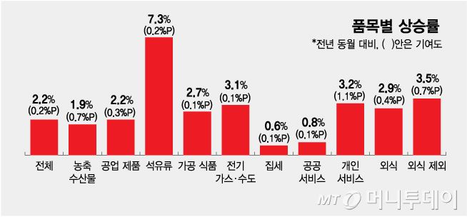 품목별 상승률/그래픽=김다나
