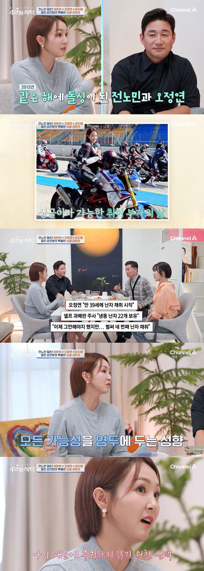 /사진=채널A '절친 토큐멘터리 4인용 식탁' 방송 화면