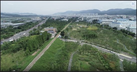 울산 북구 미포국가산단 기후대응도시숲./사진제공=산림청