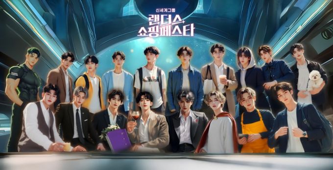 '랜더스 쇼핑페스타'를 맞아 신세계그룹은 각 계열사를 대표하는 18명의 AI(인공지능) 모델을 제작했다. 고객에게 쇼핑의 설렘을 주러 18명의 외계인이 우주에서 내려온 컨셉이다. /사진제공=신세계그룹