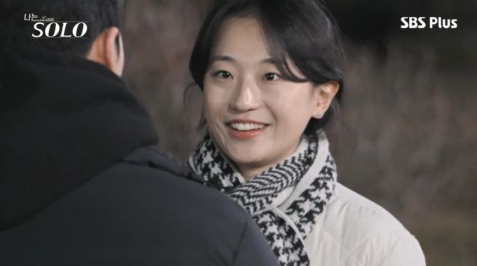 현숙이 상철을 선택했다. /사진=SBSPlus·ENA '나는 솔로' 캡처