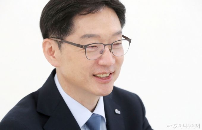 김경수 더불어민주당 대선 예비후보 인터뷰. /사진=김창현 기자 chmt@