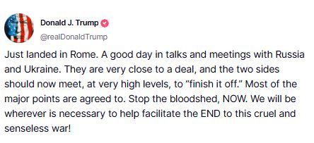 /사진=도널드 트럼프 미국 대통령 트루스소셜