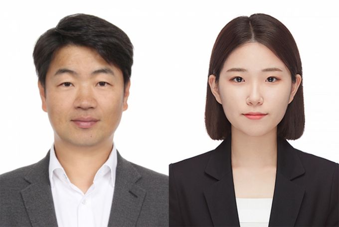 조완섭 동아대 의약생명공학과 교수(왼쪽 사진)와 김규리 박사과정./사진제공=동아대