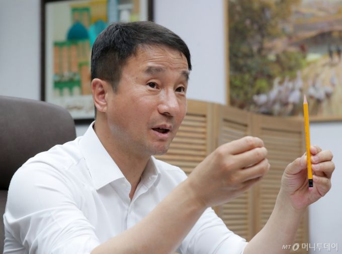 한병도 더불어민주당 선대위 국민참여본부장 인터뷰. / 사진=머니투데이 김창현 기자