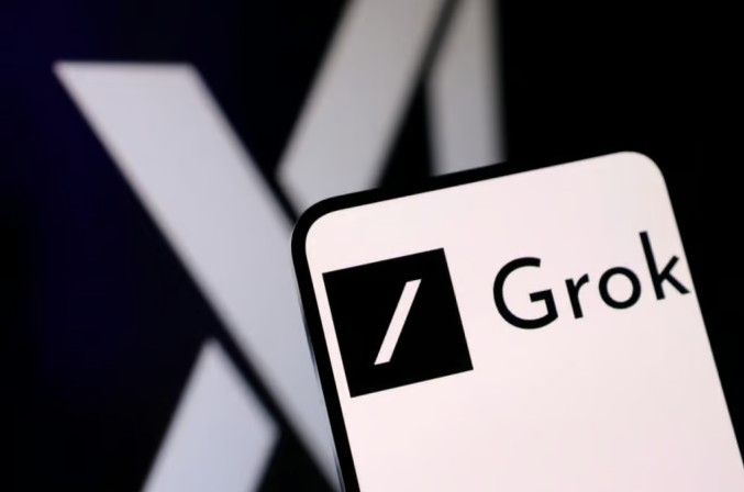 일론 머스크 CEO가 창업한 AI(인공지능) 스타트업 xAI의 AI 모델 '그록' 로고./로이터=뉴스1