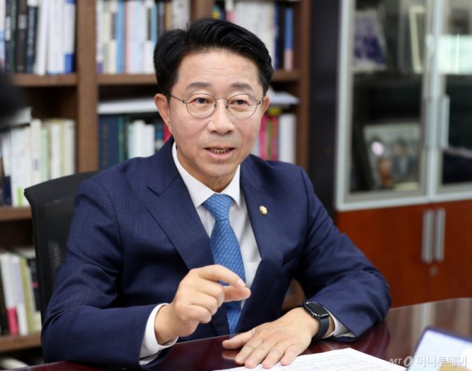 조정식 더불어민주당 공동선대위원장. / 사진=이기범 기자 leekb@