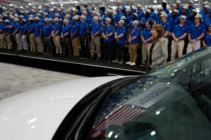 지난 3월 조지아주 사바나 근처에 있는 현대자동차 전기자동차 생산 공장 /AP=뉴시스