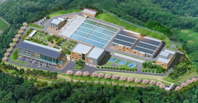 비산포일 통합정수장 현대화사업 조감도./사진제공=안양시