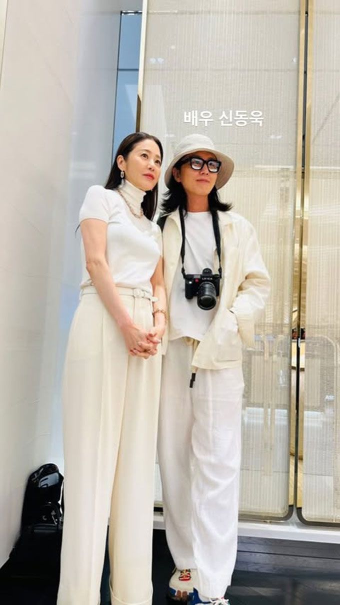 배우 고현정이 30일 자신의 인스타그램 스토리를 통해 후배 신동욱의 근황을 공개했다. /사진=고현정 인스타그램