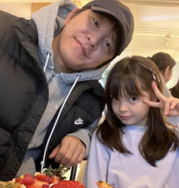축구선수 출신 박주호와 딸 나은양 /사진=박주호 인스타그램
