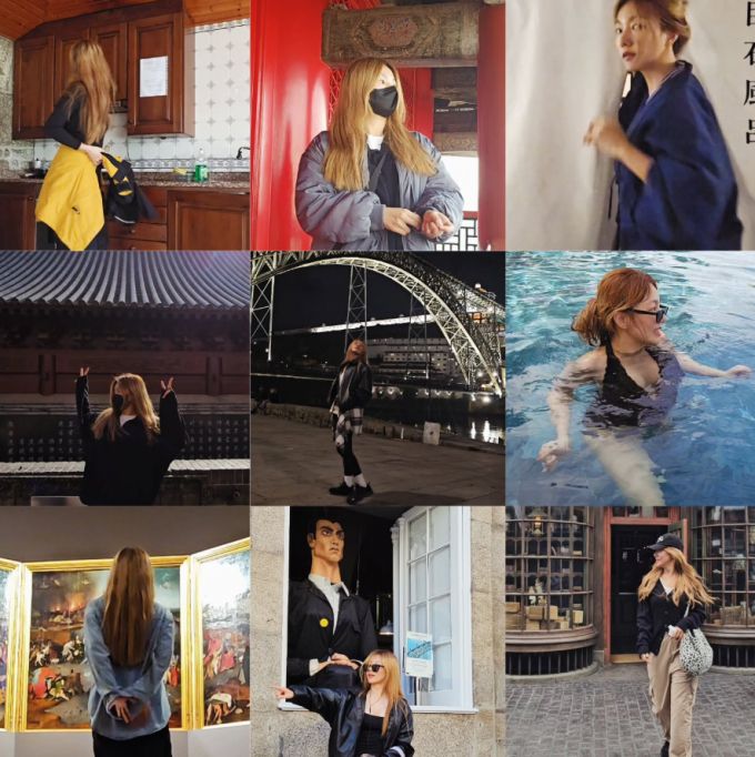 배우 이채영이 공개한 활동 중단 기간 중 찍은 여행 사진 모음 /사진=이채영 인스타그램