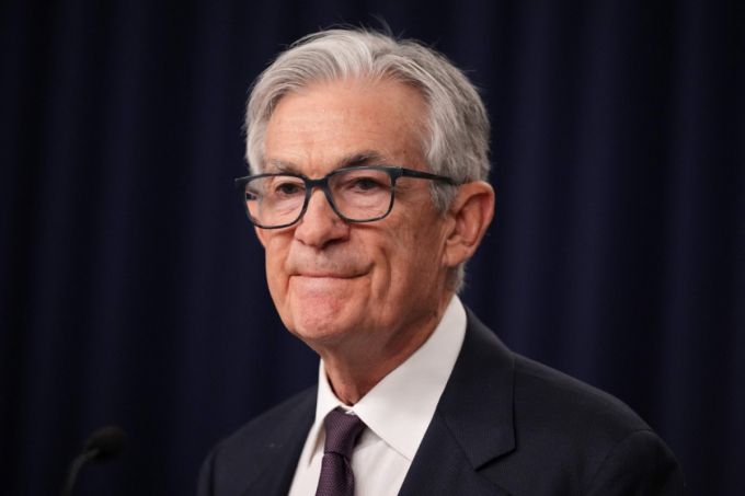 제롬 파월 연방준비제도(Fed) 의장이 7일(현지시간) 연방공개시장위원회(FOMC) 회의 후 기자회견에서 발언하고 있다. 2025.05.07  /AFPBBNews=뉴스1