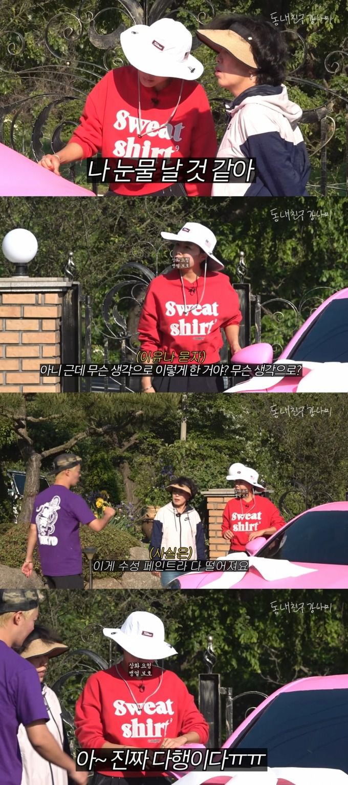 방송인 강남이 아내인 전 스피드스케이팅선수 이상화를 놀리기 위해 2억대 슈퍼카를 핑크로 도색했다. /사진=유튜브 영상 갈무리