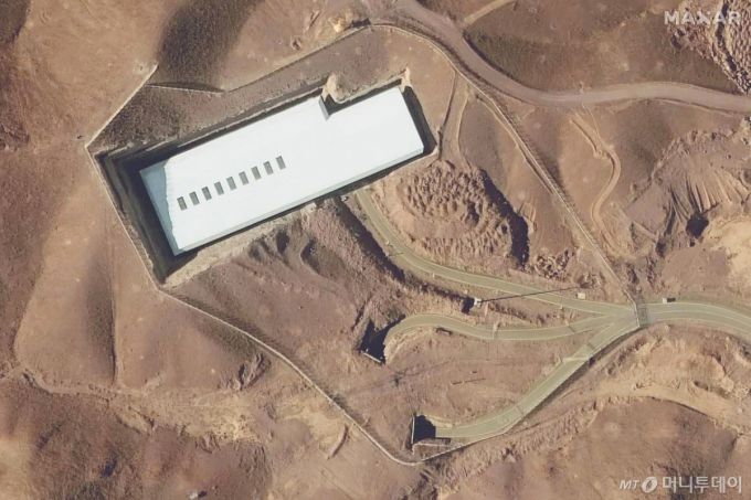 이란 핵시설 포르도 위성 사진.  2025. 06. 18  ⓒ AFP=뉴스1  Copyright (C) 뉴스1. All rights reserved. 무단 전재 및 재배포,  AI학습 이용 금지.