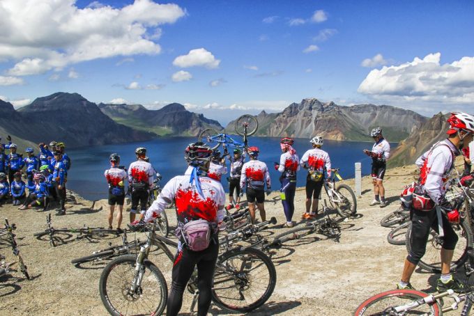 하나투어 백두산 자전거 라이딩/사진제공=하나투어