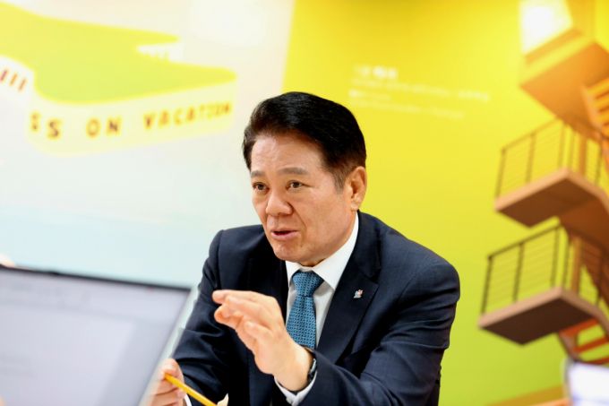 최대호 안양시장이 머니투데이와 인터뷰에서 안양의 철도교통 대전환을 예고했다./사진제공=안양시