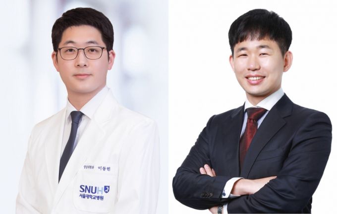 (사진 왼쪽부터) 서울대병원 영상의학과 이동헌·서울대 데이터사이언스대학원 김형신 교수.