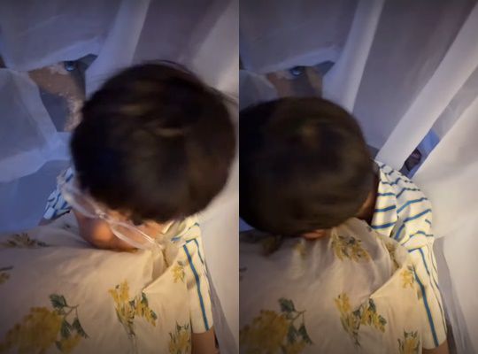 아들과 함께 미국 여행 중인 이시영의 D라인이 살짝 공개됐다. /사진=인스타그램 갈무리