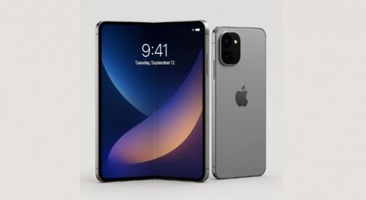 폴더블 아이폰 예상 모습. /사진=폰아레나