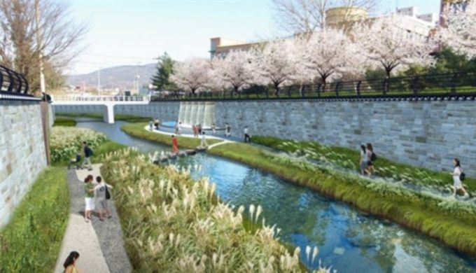 산본천 복원 이미지./사진제공=군포시