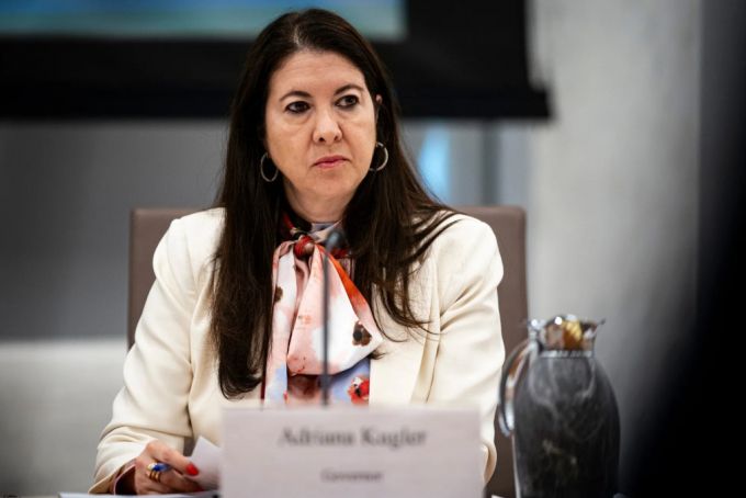 1일(현지시간) 도널드 트럼프 미국 대통령에게 사임 의사를 밝힌  아드라이나 쿠글러 미 연방준비제도(연준) 이사 /사진=블룸버그