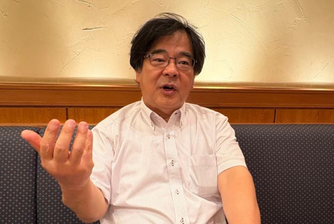 기미야 다다시(木宮正史) 일본 도쿄대 명예교수가 지난 8일 도쿄에서 머니투데이 더300[the300]과 인터뷰하고 있는 모습. / 사진=김인한 기자