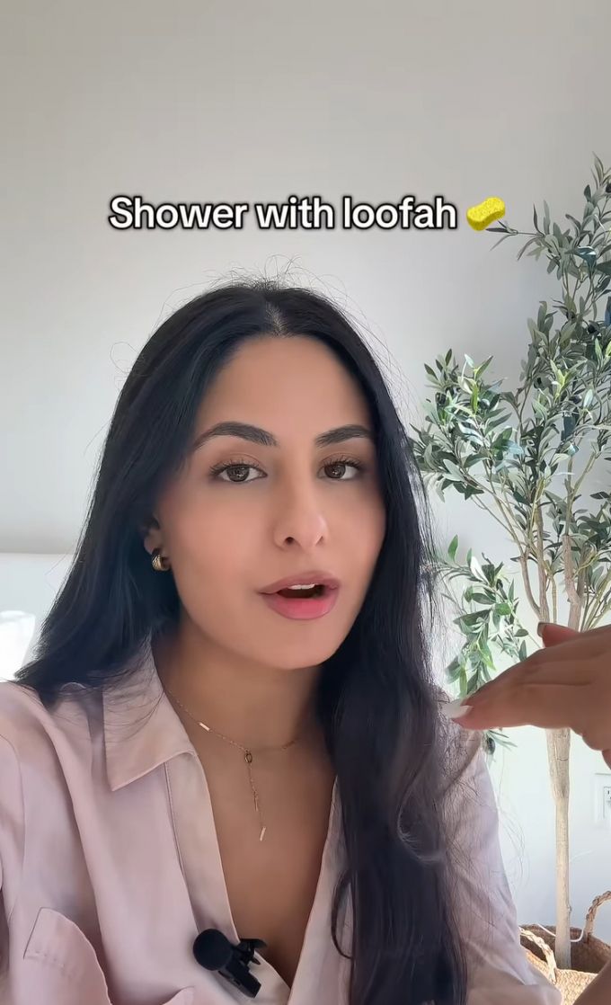 미국 가정의학과 박사 사샤 하다드가 '절대 하지 않는 습관 3가지'를 소개하는 영상./사진=사샤 하다드 SNS