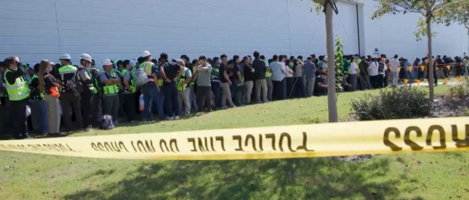 미국 이민세관단속국 ICE(U.S. Immigration and Customs Enforcement)가 조지아주 내 현대자동차그룹과 LG에너지솔루션 합작 배터리 공장 건설 현장의 한국인 직원 300여 명을 기습 단속·구금하고 있다. /사진 출처=ICE 홈페이지