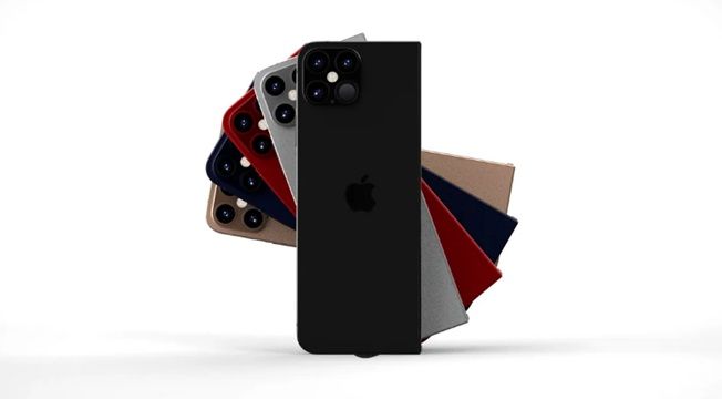 폴더블 아이폰 예상 이미지. /사진=폰아레나