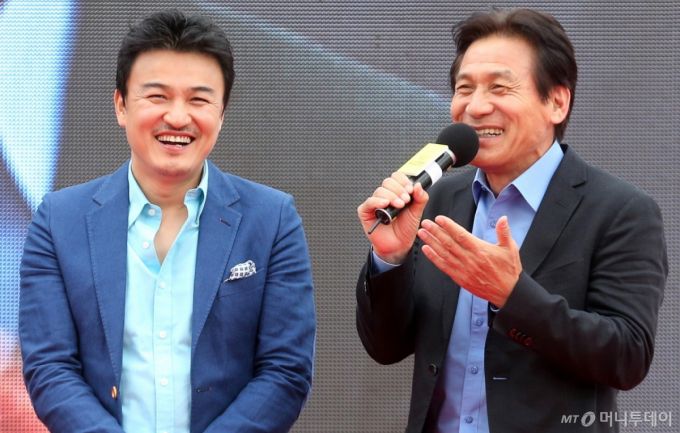 박중훈이 혈액암 투병 중인 안성기 근황을 전했다. /사진=머니투데이DB