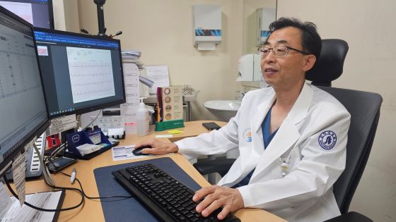 딥카디오 공동설립자인자 대표이사인 김대혁 인하대병원 심장내과 교수/사진=류준영 기자