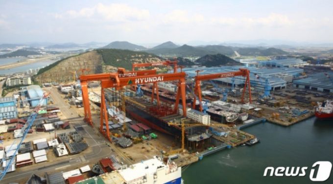 HD현대삼호 조선소 전경/AFPBBNews=뉴스1