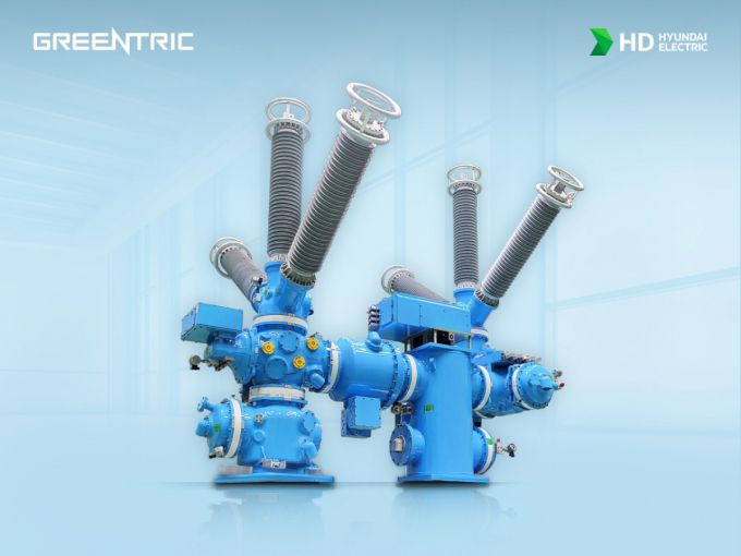 HD현대일렉트릭 최근 덴마크에서 수주한 72.5kV SF6-Free 고압차단기 렌더링 이미지./사진제공=HD현대일렉트릭