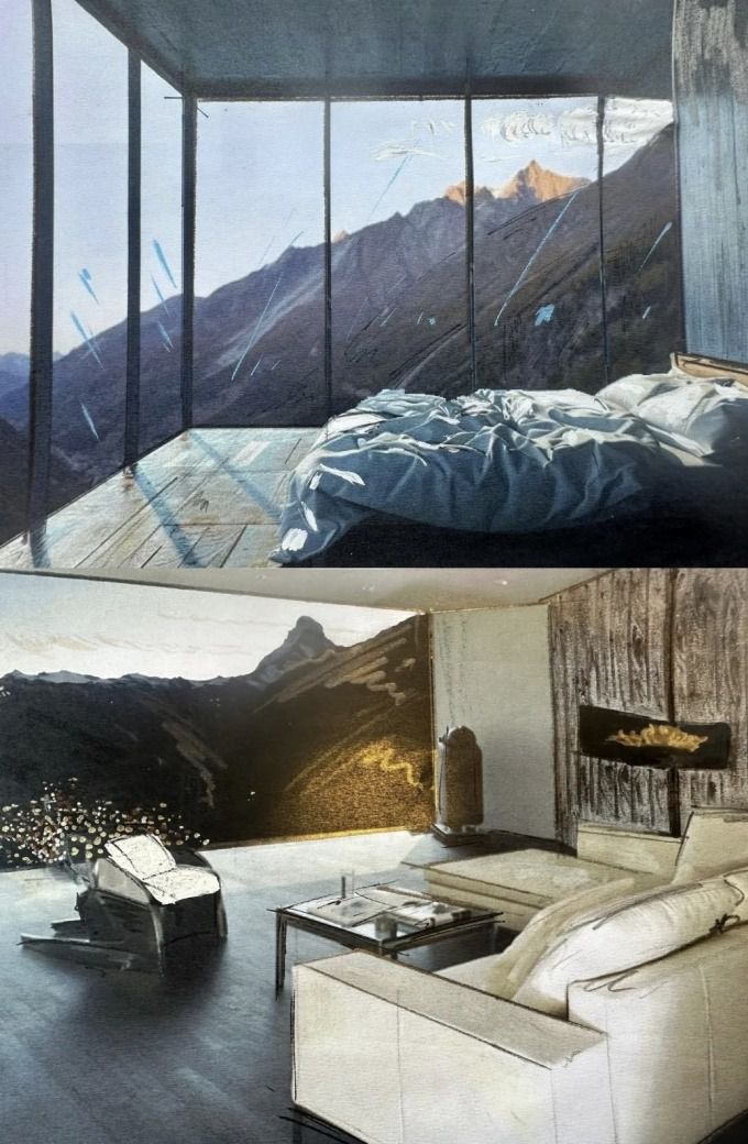 스위스 알프스 산맥 마터호른 인근 마을에 높이 65층 건물을 짓겠다는 건축가가 나와 논란이 되고 있다./사진=리나 피크 홈페이지