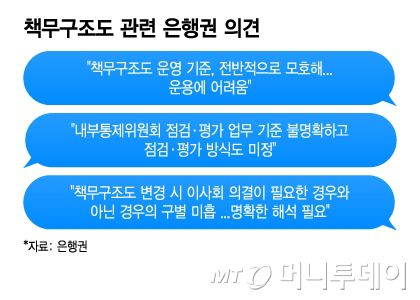 책무구조도 관련 은행권 의견/그래픽=이지혜