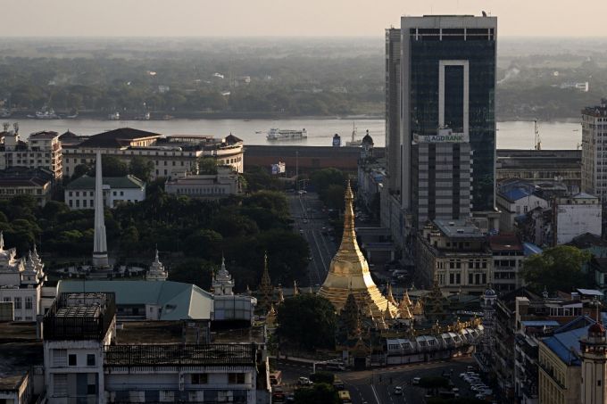 27일(현지시간) 미얀마 양곤/AFPBBNews=뉴스1