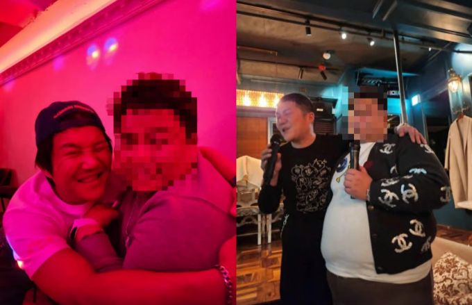 폭로자 A씨가 공개한 조세호와 조직폭력배 B씨의 사진 /사진=인스타그램 갈무리